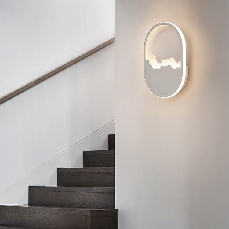 WaveGlow – Ovale LED-Wandleuchte