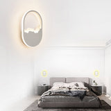 WaveGlow – Ovale LED-Wandleuchte