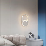 WaveGlow – Ovale LED-Wandleuchte