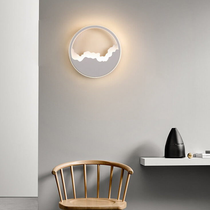 WaveGlow – Ovale LED-Wandleuchte