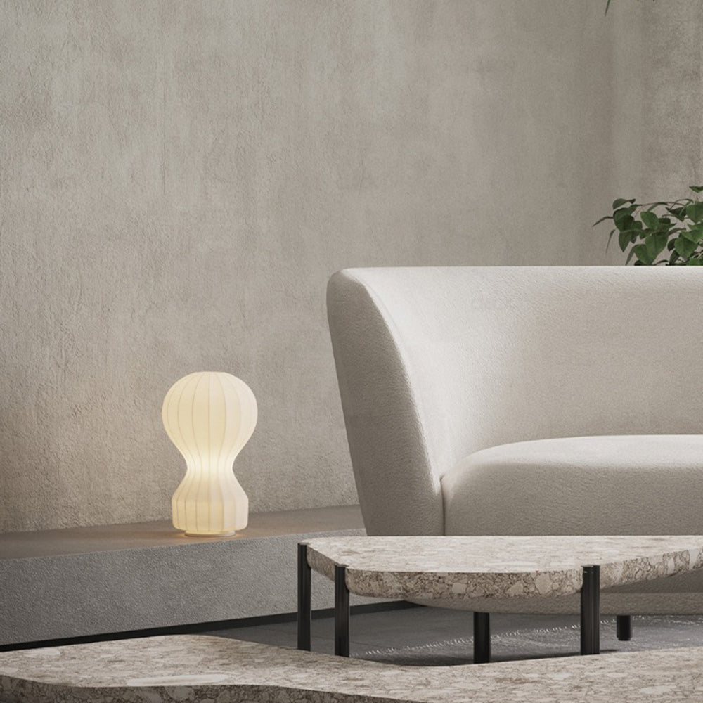 Serenité - Seiden-Tischlampe