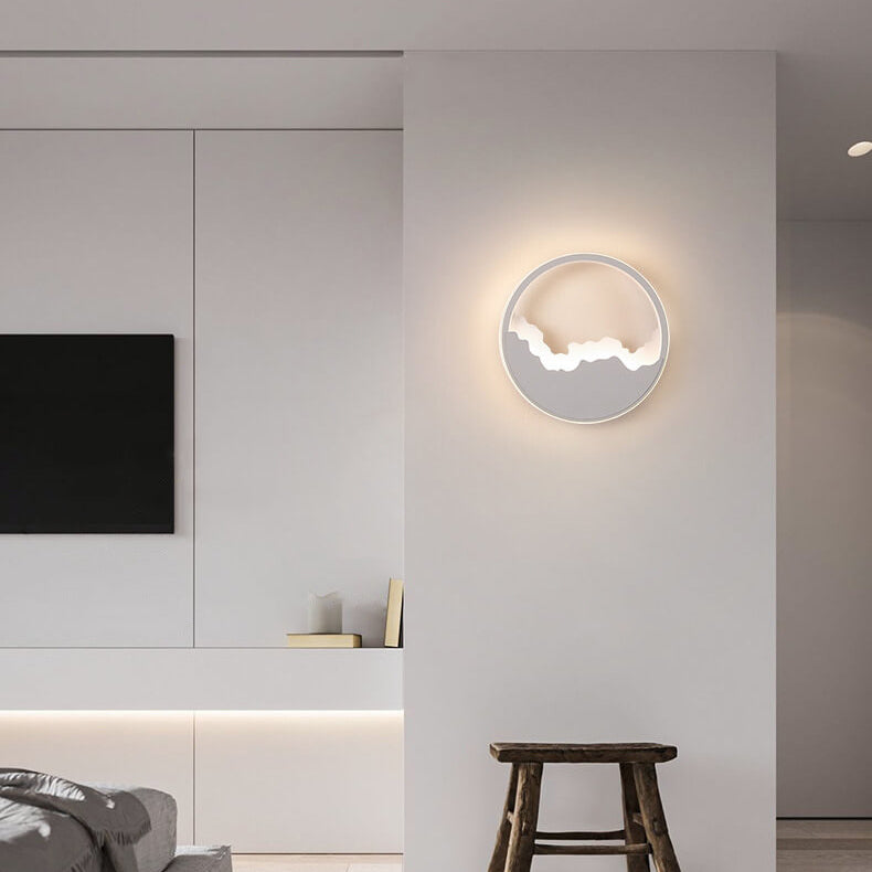 WaveGlow – Ovale LED-Wandleuchte
