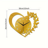 HomeTime - Herz Wanduhr