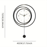 NordicTime – Metall Wanduhr
