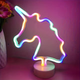 UnicornGlow - Neon Einhorn Lampe