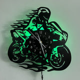 MotorTime - Vinyl Wanduhr