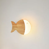 Nordisk – Fisch Wandleuchte aus Holz
