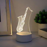 SaxGlow - 3D Saxophon Lampe