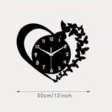 HomeTime - Herz Wanduhr
