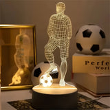 SportGlow - 3D Fußballspieler Lampe