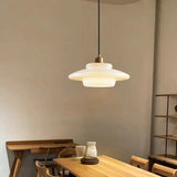 Luminoir – Weiße Glaspendelleuchte