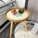 Jorin - Rattan Couchtisch Rund