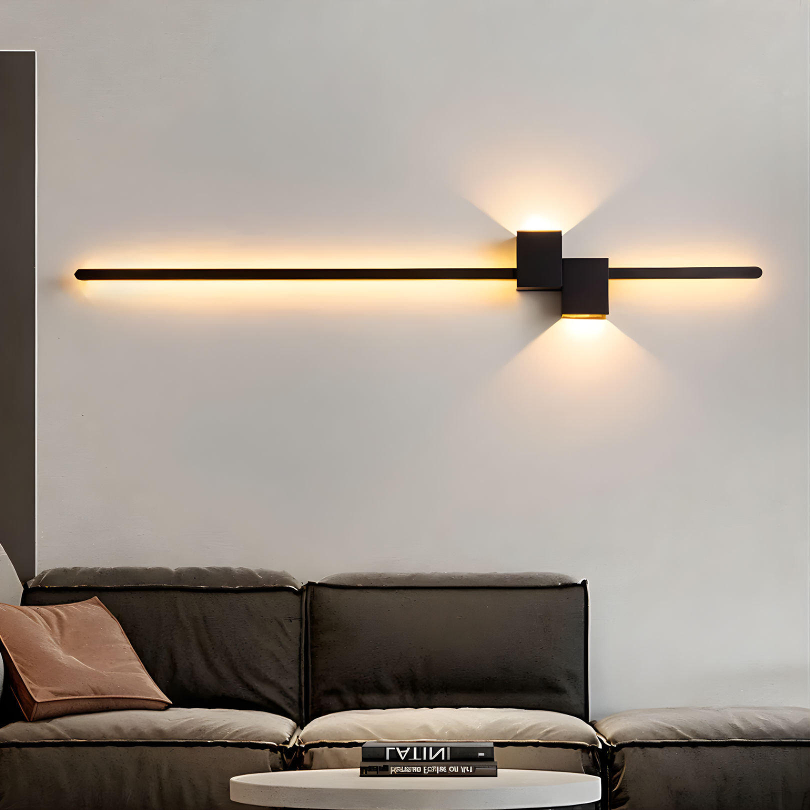 Trixon | LED-Wandleuchte, Minimalistisch, Aluminium, Warmweiß