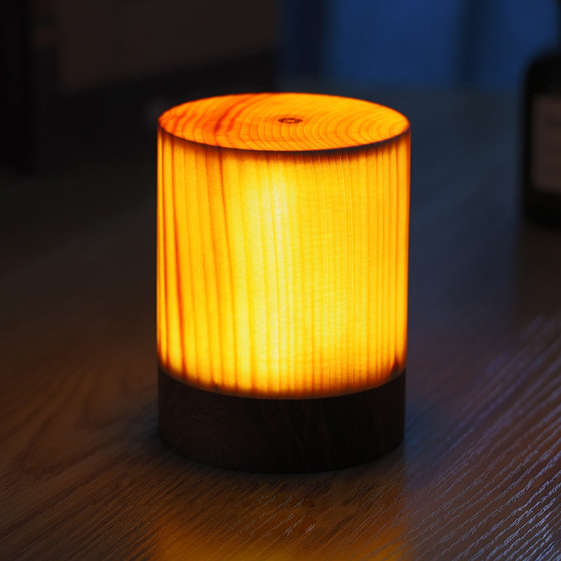 Houthart - Kabellose Tischlampe