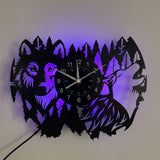 HuskyVinyl - Vintage Wanduhr