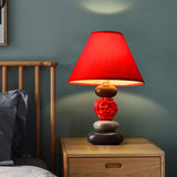 LumeHaven - Stoff Tischlampe
