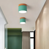 Vesta - Vintage LED-Deckenlampe mit Holzdesign