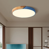 Delos - Skandinavische LED-Deckenlampe aus Holz