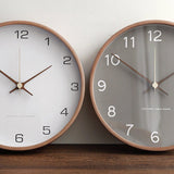 DecoHome - Holz Wanduhr