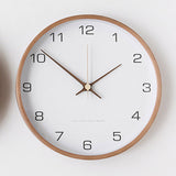 DecoHome - Holz Wanduhr
