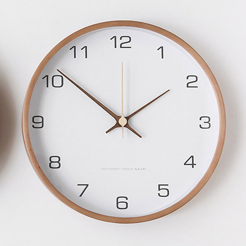 DecoHome - Holz Wanduhr