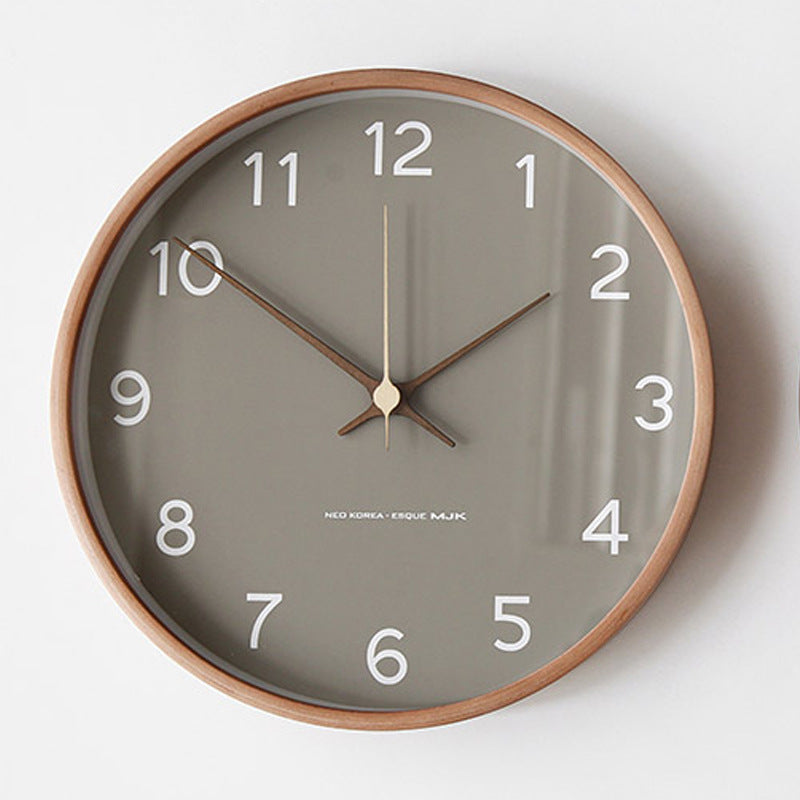 DecoHome - Holz Wanduhr