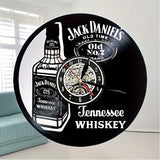 VinylTime - Whisky Wanduhr