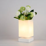 MoonGlaze – Glas-Nachttischlampe im Art-Deco-Stil