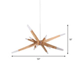 Starlite – Moderne Holz Deckenleuchte