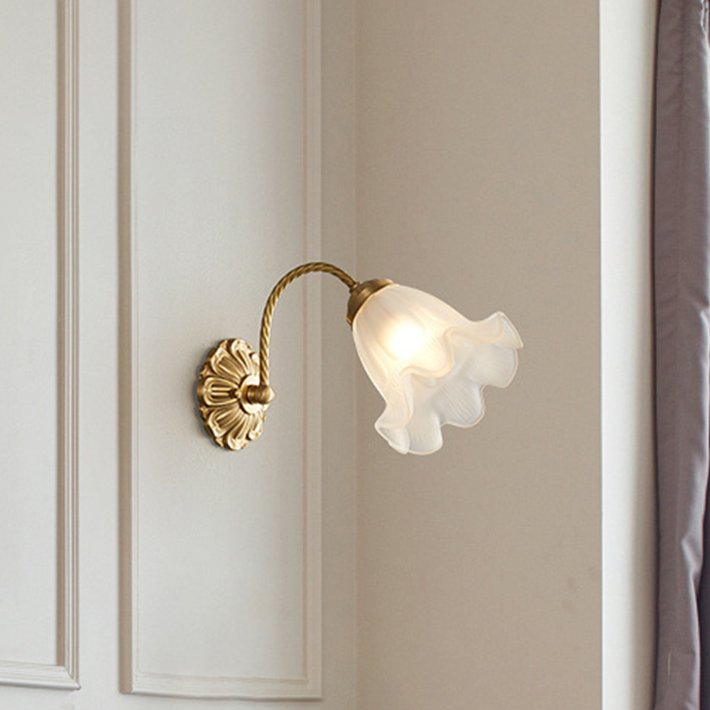 MaisonLumière – Retro Glas Wandleuchte