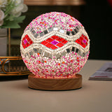 Lumiora – Boho Mosaik Tischlampe