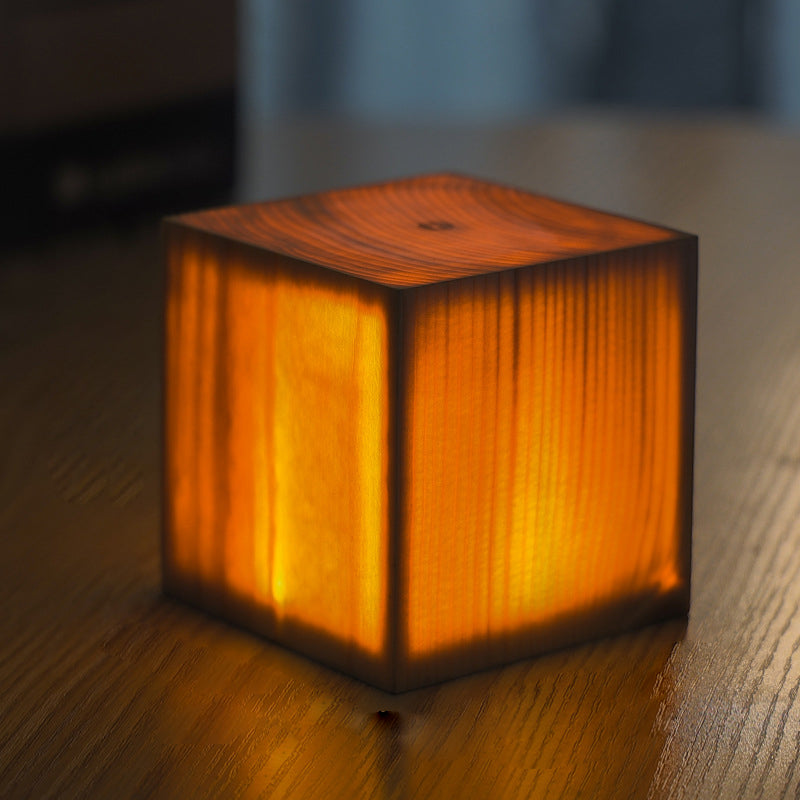 Houthart - Kabellose Tischlampe