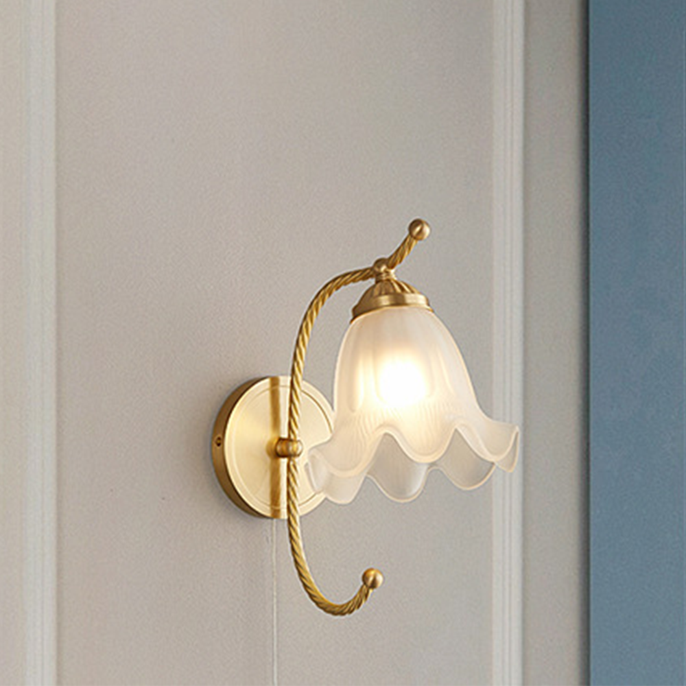 MaisonLumière – Retro Glas Wandleuchte