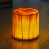 Houthart - Kabellose Tischlampe