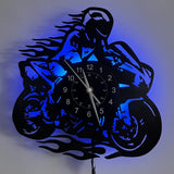 MotorTime - Vinyl Wanduhr