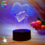 HartLicht – 3D LED Illusionslampe