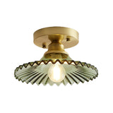 LuminaForm – Deckenlampe mit grünem Glas