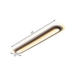 Luminoir – Ovale LED-Deckenleuchte
