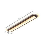 Luminoir – Ovale LED-Deckenleuchte