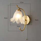 MaisonLumière – Retro Glas Wandleuchte