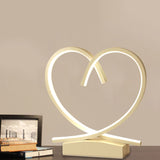 LoveNest – Holz Nachttisch mit Herzmotiv