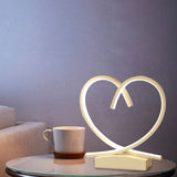 LoveNest – Holz Nachttisch mit Herzmotiv