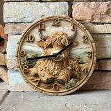 HighlandCharm - Hochlandrind Uhr