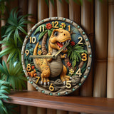 DinoTime - Dinosaurier Wanduhr