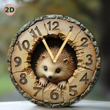 HedgeTime - Igel Wanduhr