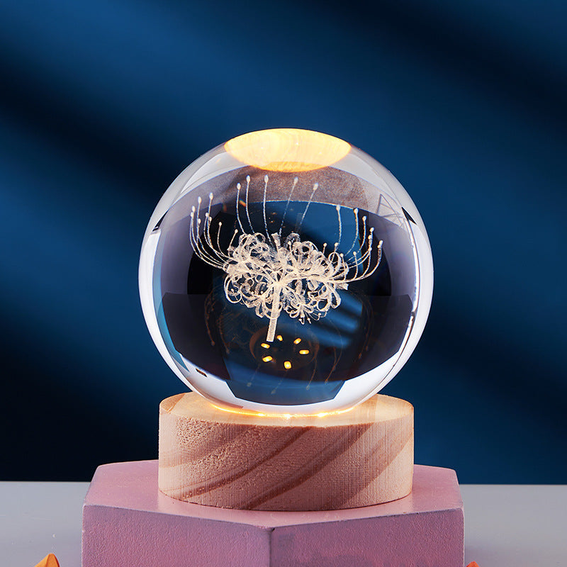 CrystalGlow – 3D Nachtlampe