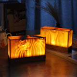 Houthart - Kabellose Tischlampe