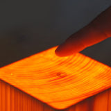 Houthart - Kabellose Tischlampe
