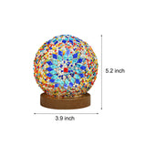 GloedNest – Sferische Glastischlampe