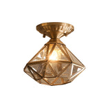 LuminaCraft Messing-Deckenlampe Sternform